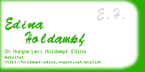 edina holdampf business card
